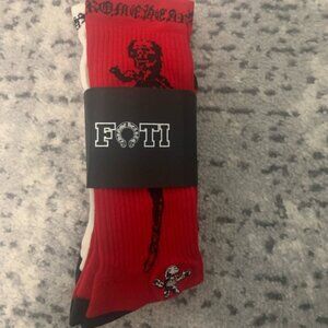 Chrome Hearts Socks Multi 3 Pack